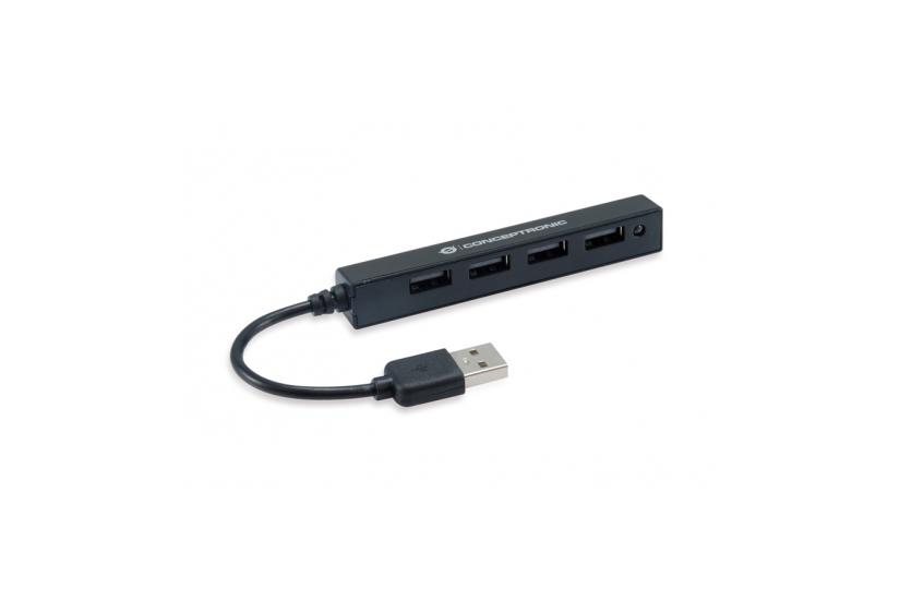 Conceptronic Hubbies05b Interface Hub Usb 480 Mbit Sort