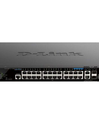 -link Dgs 1520-28mp Switch 28 Porte Smart Monterbar På Stativ