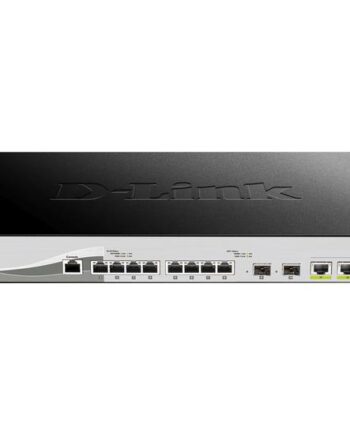 -link Dxs 1210-12tc Switch 12 Porte Smart Monterbar På Stativ