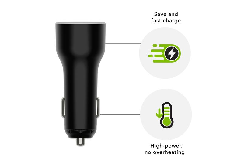 Dbramante1928 Re-charge Bilstrømsadapter 24 Pin Usb- 65 Watt