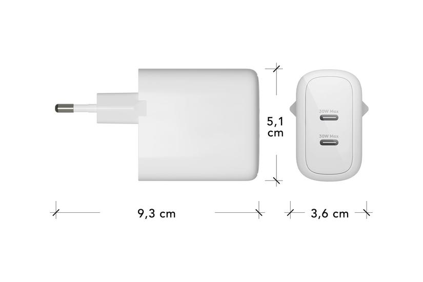 Dbramante1928 Re-charge Strømforsyningsadapter 24 Pin Usb- 30 Watt
