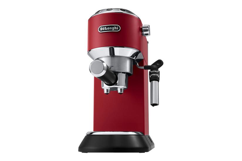 De Longhi Dedica Ec 685 Kaffemaskine Med Mælkeskummer 15 Bar Rød