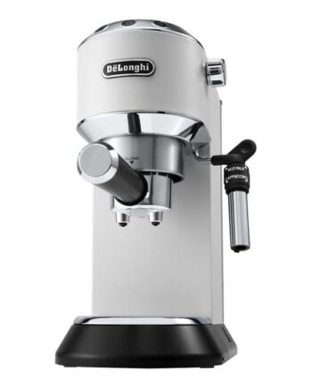 De Longhi Dedica Ec 685   Kaffemaskine Med Mælkeskummer 15 Bar Hvid