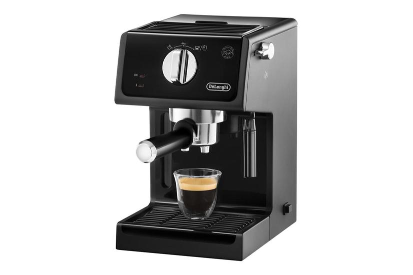 De Longhi Ecp 31 21 Kaffemaskine Med Mælkeskummer 15 Bar Sort