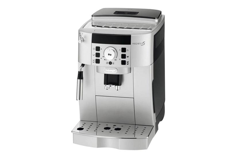 De Longhi Magnifica Ecam 22 110 Sb Automatisk Kaffemaskine Med Mælkeskummer 15 Bar Sølv Sort