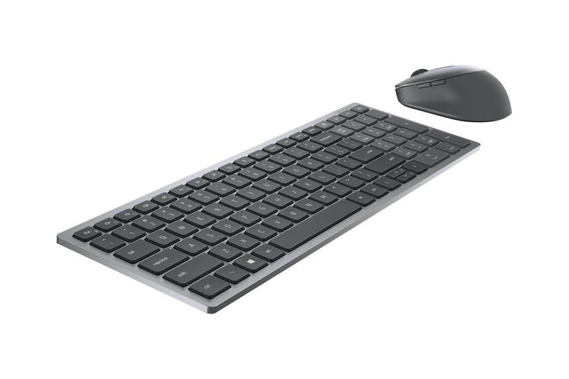Dell Pro Plus Compact Keyboard And Mouse Km7120w Sæt Med Mus Og Tastatur Qwerty Us International Titan Grå Indgangsudstyr