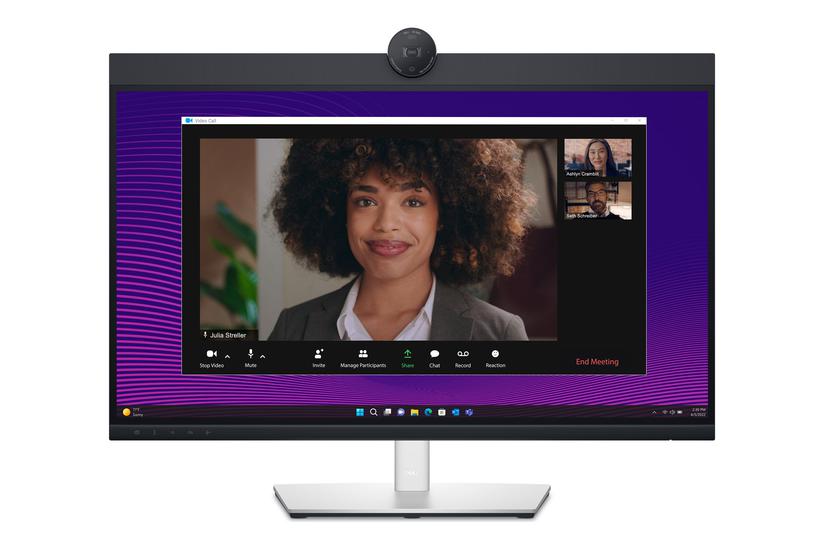 Dell 27 Video Conferencing Monitor P2724deb Skærm Led Baglys 27 Quot Ips 5ms 8ms Qhd 2560x1440 Ved 60hz