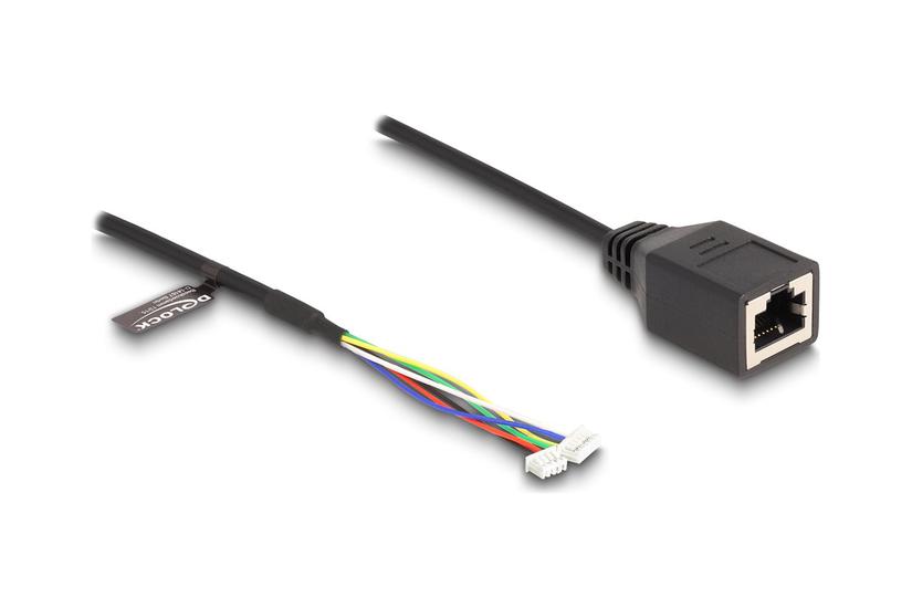 Delock Kabel Til Netværksadapter 30 Cm Sort