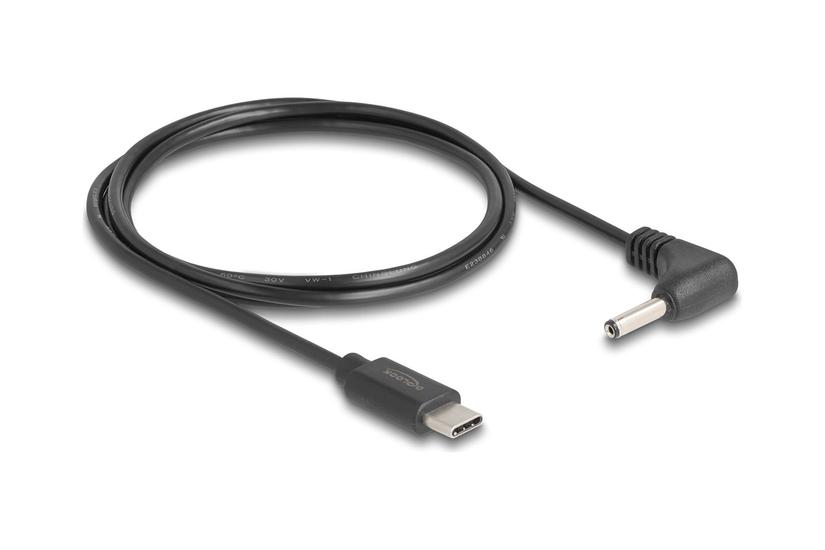 Delock Strømkabel 24 Pin Usb- Til Dc Jackstik 35 Mm