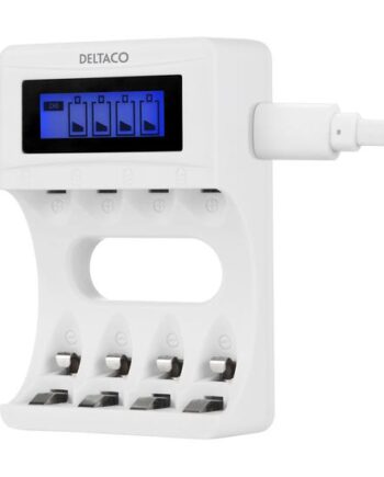 Deltaco Batterioplader