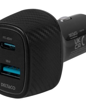 Deltaco Bilstrømsadapter 24 Pin Usb-   Usb 63 Watt
