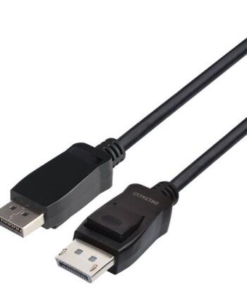 Deltaco Displayport Cable  Dp      8k 60hz  1m  Black