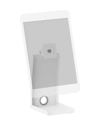 Deltaco Office Arm-0514 Stativ Rotate   Tilt For Tablet Med Pos Printerholder Hvid