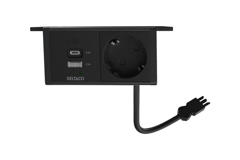 Deltaco Office Stikdåse 21 Watt