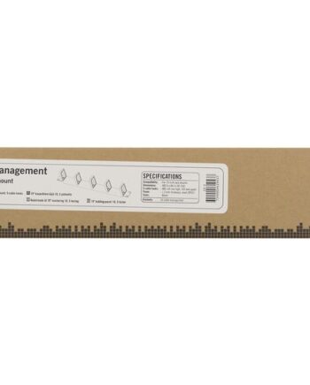 Deltaco 19-  Panel Til Kabelstyring 1u