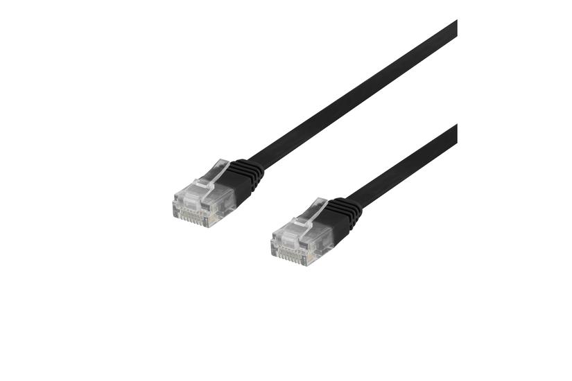 Deltaco Patchkabel 30 Cm Sort