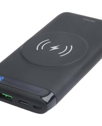 Deltaco Pb-q1003 Trådløs Power Bank Magnetisk Li-pol 24 Pin Usb-   Usb 20 Watt