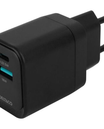 Deltaco Strømforsyningsadapter Usb  24 Pin Usb-  20 Watt