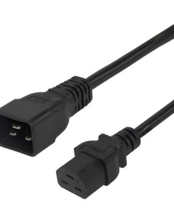 Deltaco Strømkabel Iec 60320 C20 Til Iec 60320 C21