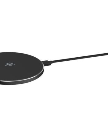 Deltaco Trådløs Opladningsstander Led-ring 15 Watt