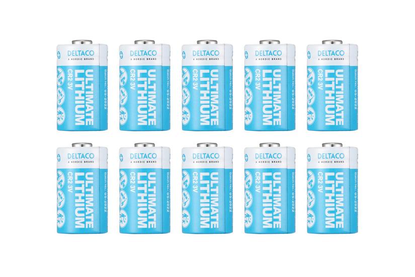 Deltaco Ultimate Batteri 10 Cr2 Li