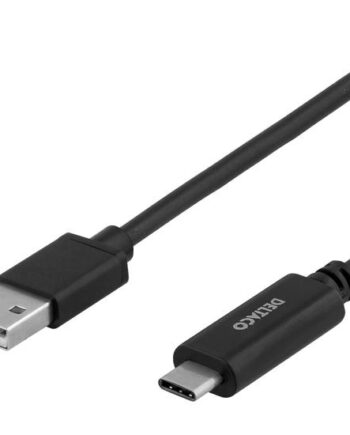 Deltaco Usb Type-  Kabel 24 Pin Usb-  Til Usb