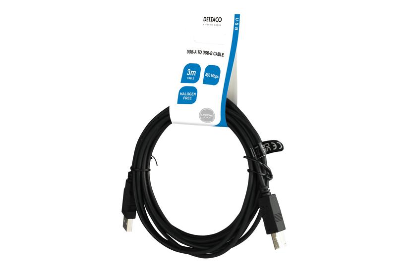 Deltaco Usb-kabel Usb Til Usb Type