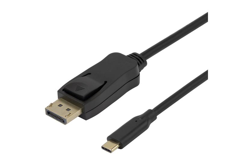 Deltaco Videoadapterkabel 24 Pin Usb- Til Displayport