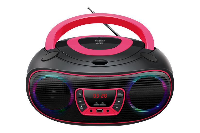 Denver Tcl-212bt Boombox Cd Usb-vært Bluetooth