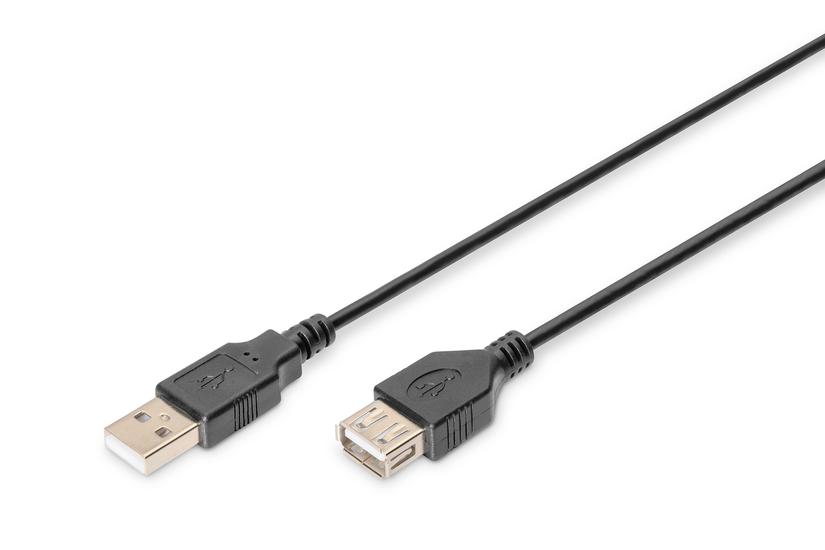 Digitus Ak-300200-030- Usb-kabel Usb Usb Sort