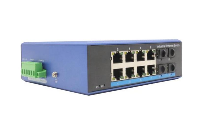 Digitus Switch Industriel 12 Porte Ikke Administreret Monterbar På Stativ