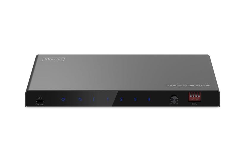 Digitus Video- Audiosplitter 8k 1x4 Porte