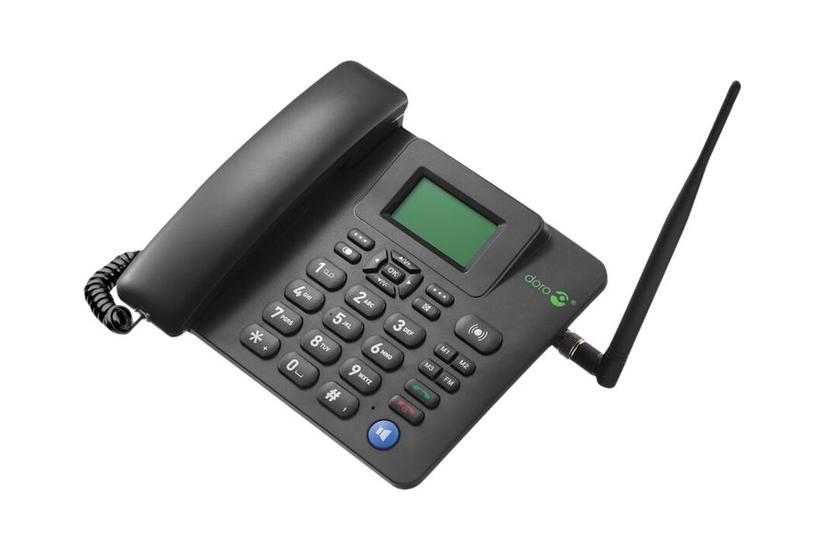 Doro 4100h Sort 4g Fast Mobiltelefon 80 Mb Gsm