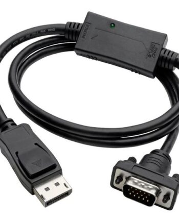 Eaton Tripp Lite Series Displayport     To Vga Active Adapter Cable  Dp With Latches To Hd15        Ft          Display Kabel 91 Cm