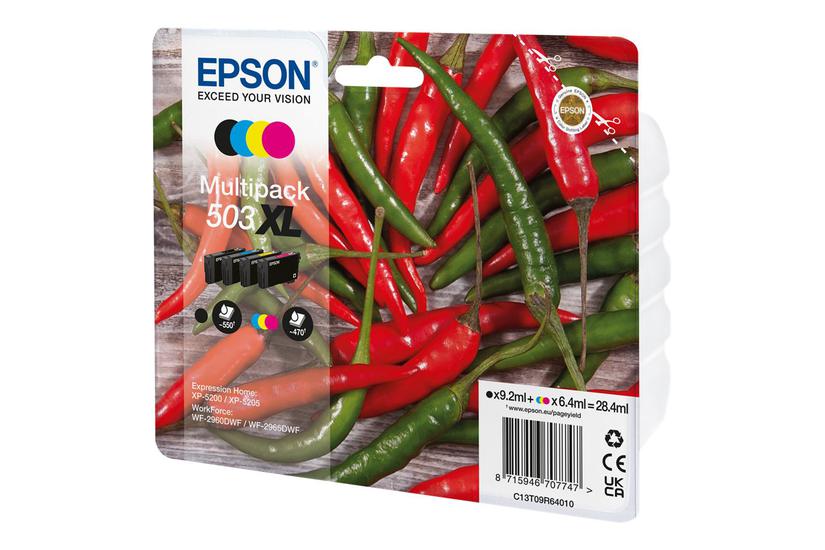 Epson 503 Multipack Pakker Sort Cyan Magenta Gul Original Blækpatron