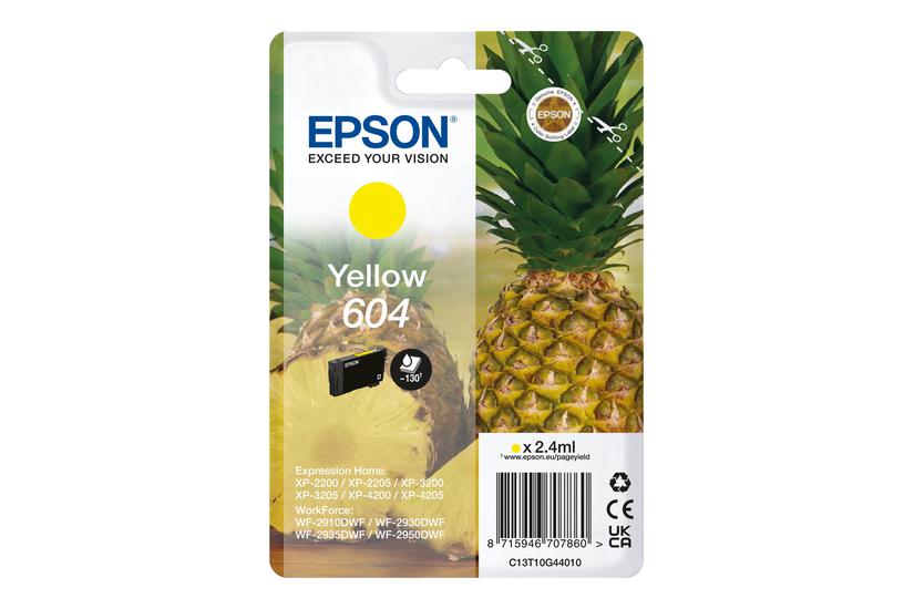 Epson 604 Singlepack Gul Original Blækpatron