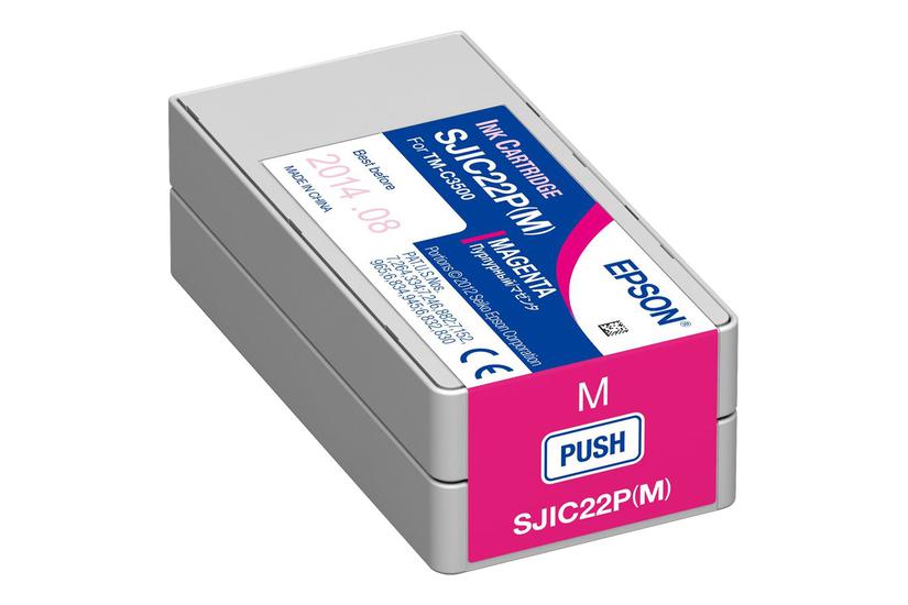 Epson Sjic22p Magenta Original Blækpatron