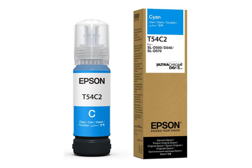 Epson T54c Cyan Original Blækrefill
