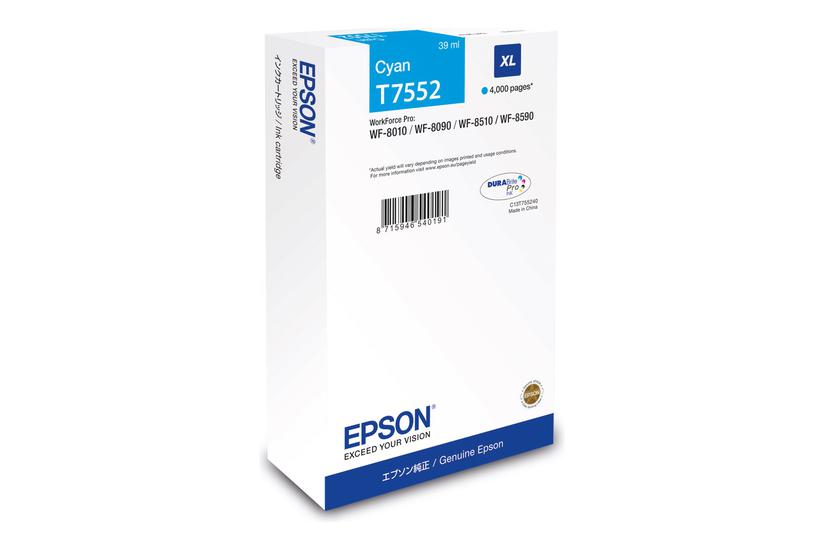 Epson T7552 Cyan Original Blækpatron