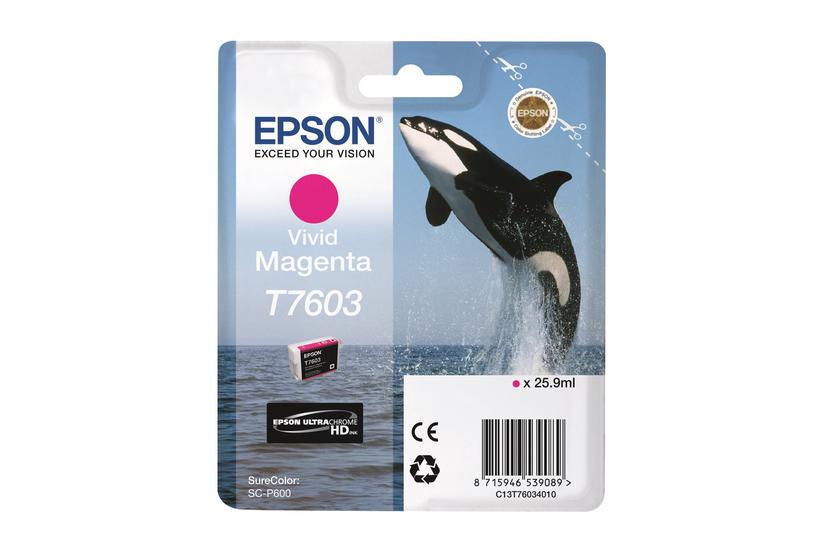Epson T7603 Levende Rød Original Blækpatron