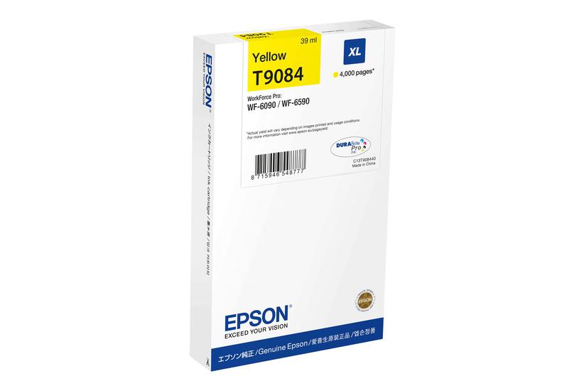Epson T9084 Størrelse Gul Original Blækpatron