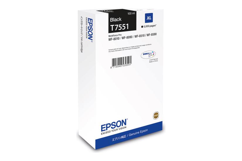 Epson T7551 Størrelse Sort Original Blækpatron