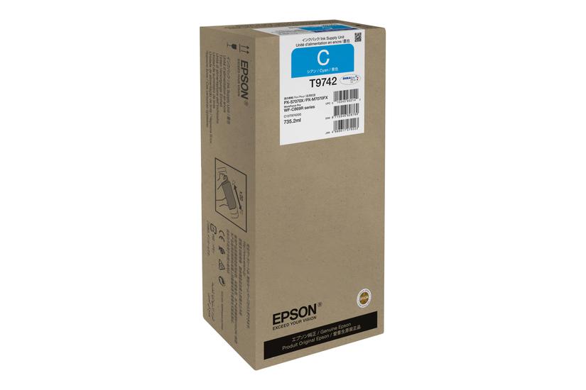 Epson T9742 Størrelse Cyan Original Blækpakke