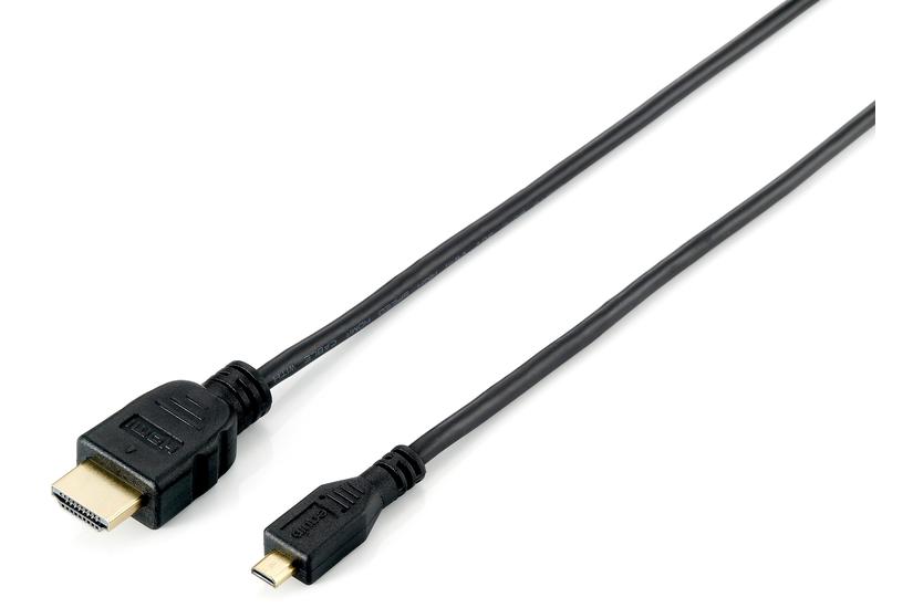 Equip 119308 Hdmi-kabel Hdmi Type Standard Hdmi Type Micro Sort