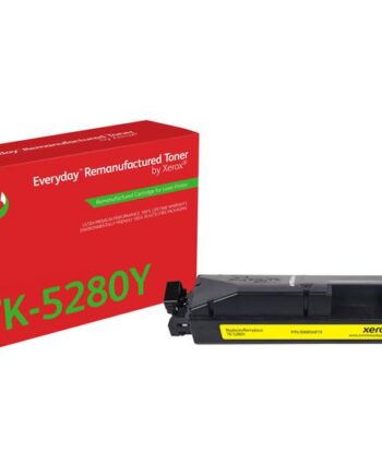 Everyday Gul Kompatibel Genproduceret Tonerpatron  Alternativ Til: Kyocera Tk-5280y  Green World Alliance Returneringsprogram