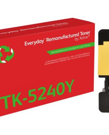 Everyday Gul Kompatibel Genproduceret Tonerpatron  Alternativ Til: Kyocera Tk-5240y  Green World Alliance Returneringsprogram