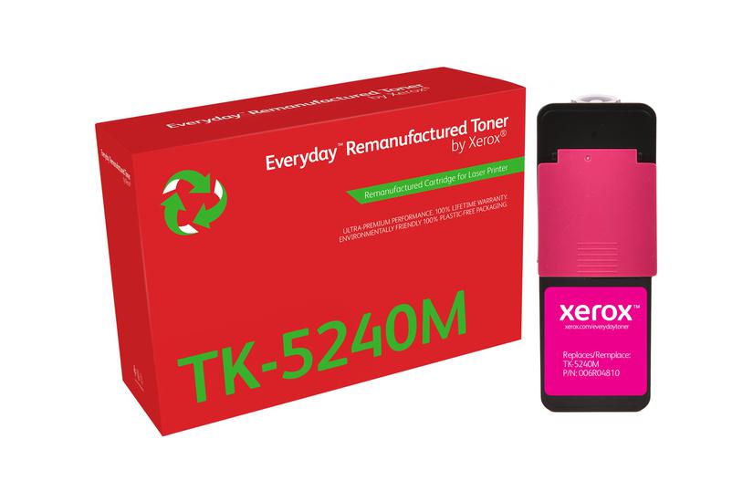 Everyday Magenta Kompatibel Genproduceret Tonerpatron Alternativ Til: Kyocera Tk-5240m Green World Alliance Returneringsprogram