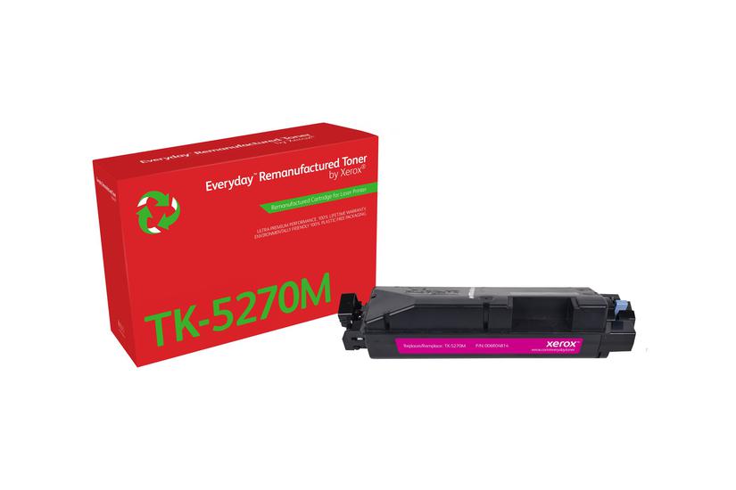 Everyday Magenta Kompatibel Genproduceret Tonerpatron Alternativ Til: Kyocera Tk-5270m Green World Alliance Returneringsprogram