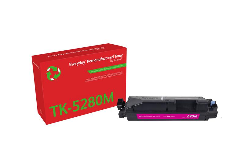 Everyday Magenta Kompatibel Genproduceret Tonerpatron Alternativ Til: Kyocera Tk-5280m Green World Alliance Returneringsprogram