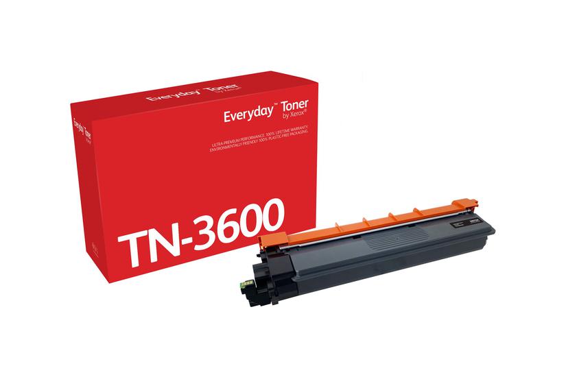 Everyday Sort Kompatibel Tonerpatron Alternativ Til: Brother Tn-3600 Green World Alliance Returneringsprogram